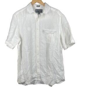 Mercedes-Benz USA Collection Luau Edition Linen Short Sleeve Shirt